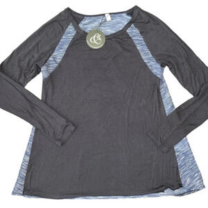 Mai Soli Long Sleeve Navy/Blue Top